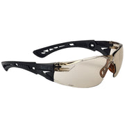 Gafas de protección RUSH+ SMALL BSSI con cristales ahumados marrón