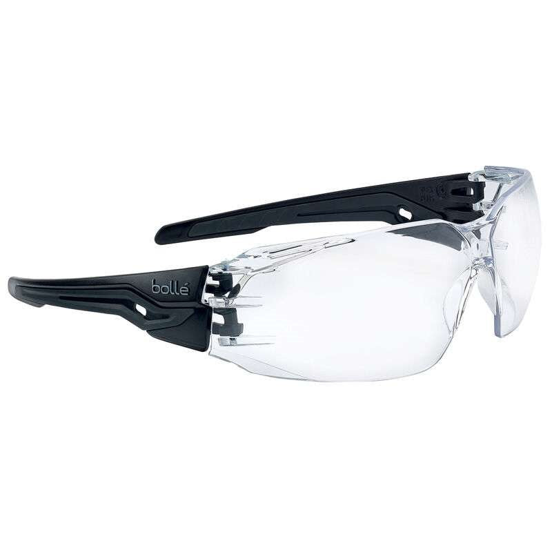 Gafas de protección SILEX+ BOLLÉ, lentes transparentes con capa PLATINUM antiniebla y resistentes a arañazos