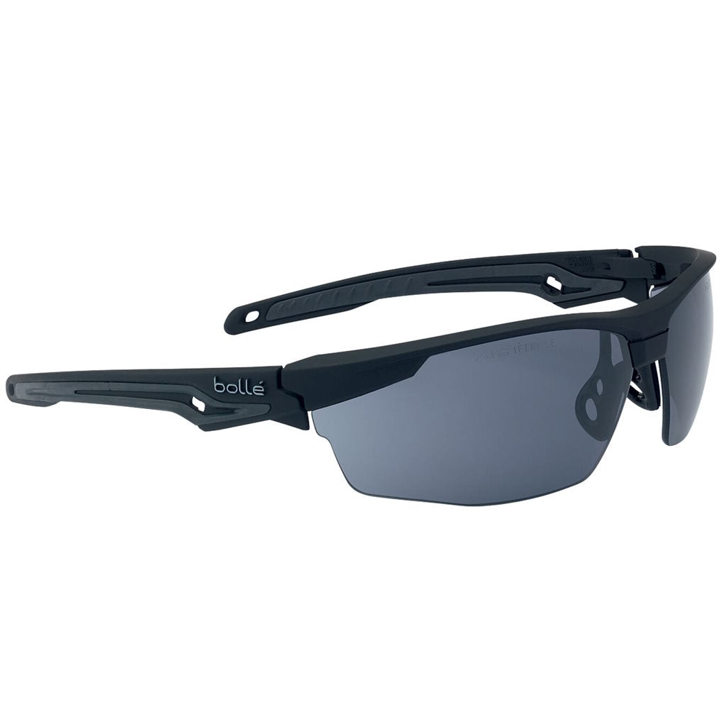 Gafas de protección TRYON BOLLÉ con lentes ahumadas y funda de microfibra