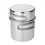 Olla de dos piezas 1000 ml y 475 ml acero inoxidable PT1000ST