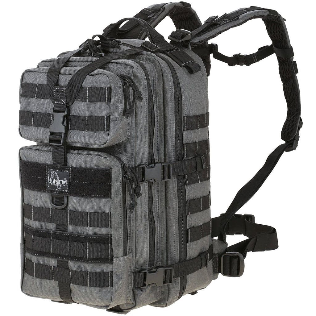 Mochila FALCON III Gris en nylon 1050D con acabado repelente al agua