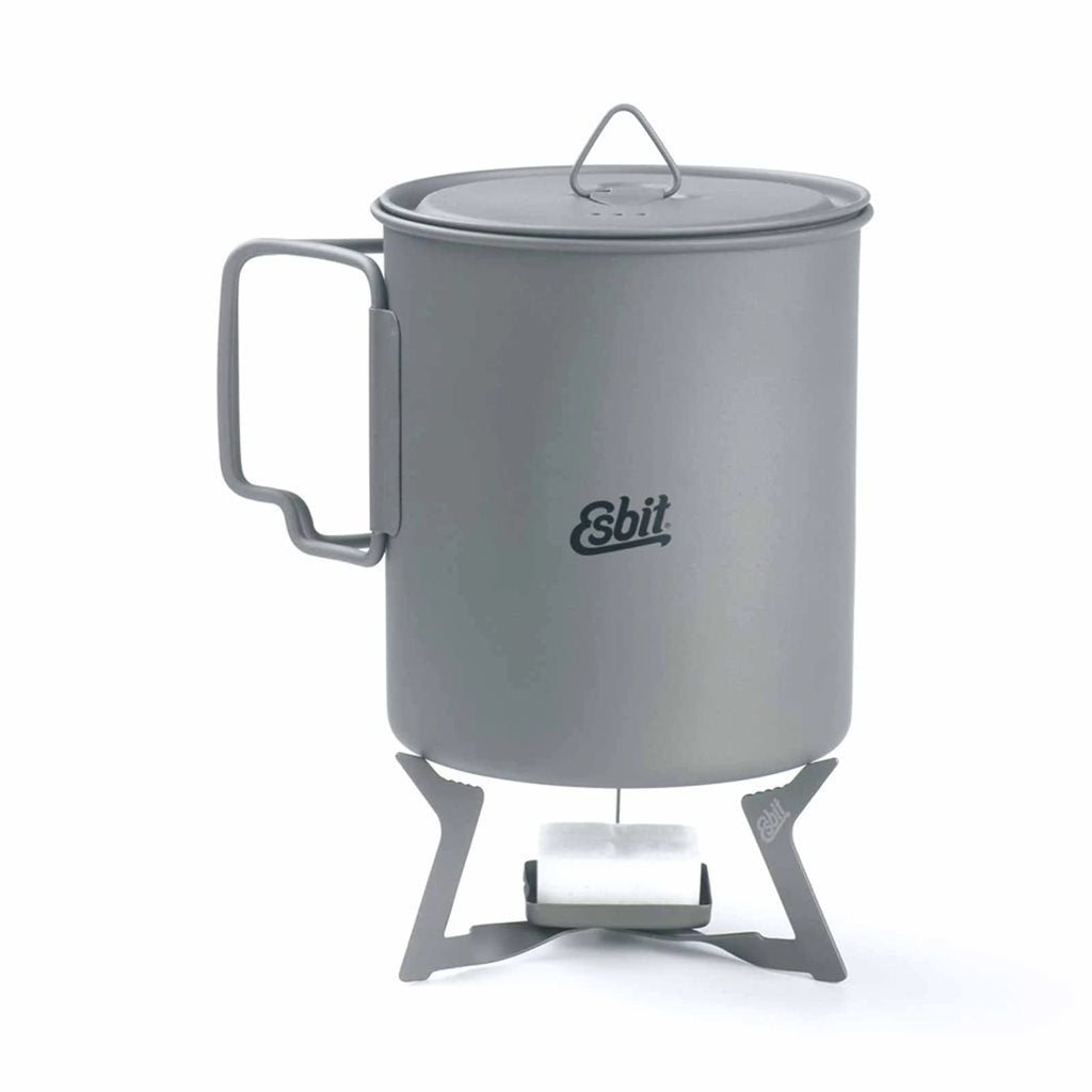 Olla de titanio 0,75 L PT750-TI con tapa y asa