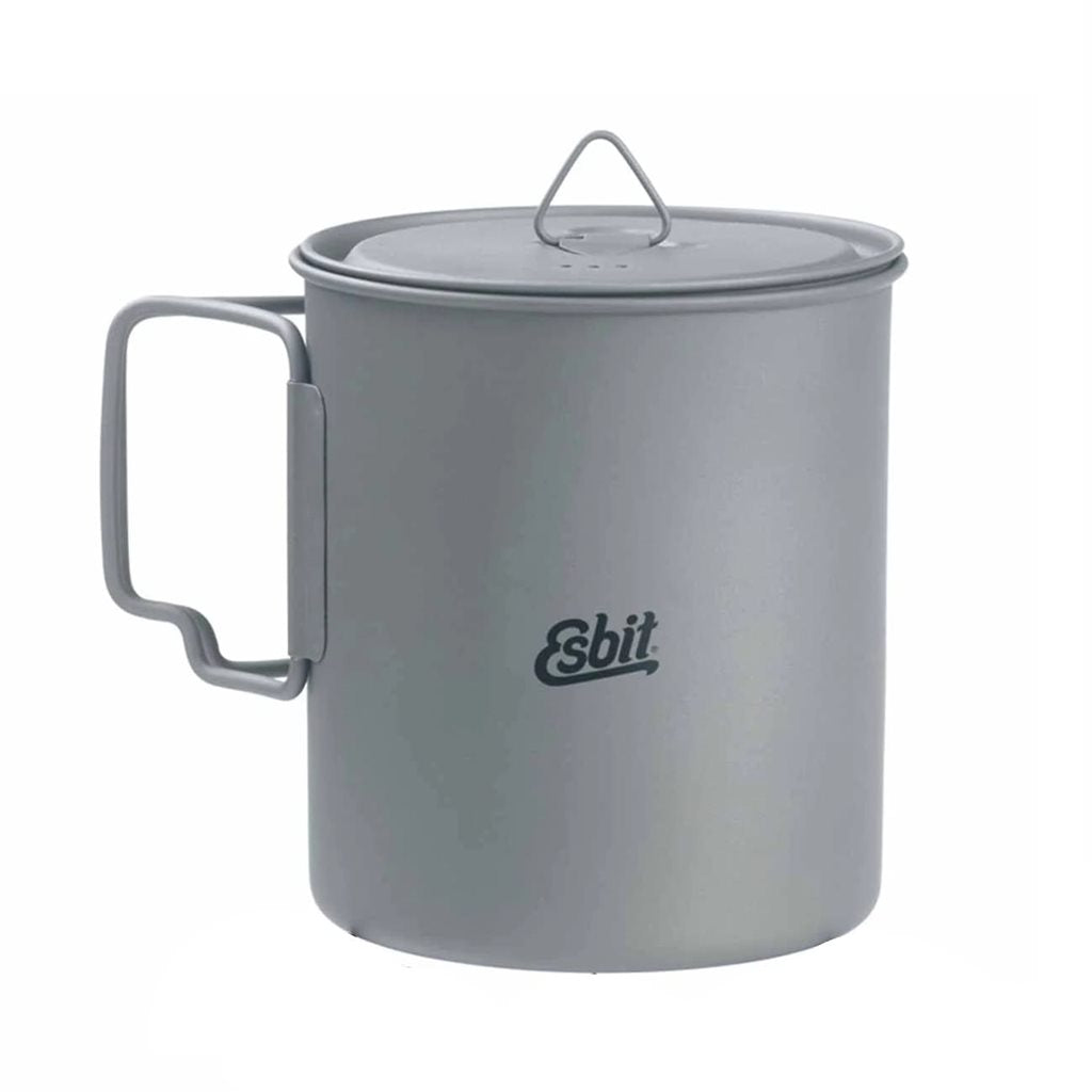 Olla de titanio 0,75 L PT750-TI con tapa y asa