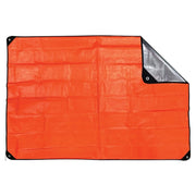Manta de emergencia PATHFINDER SURVIVAL, nylon y lámina de aluminio reflectante
