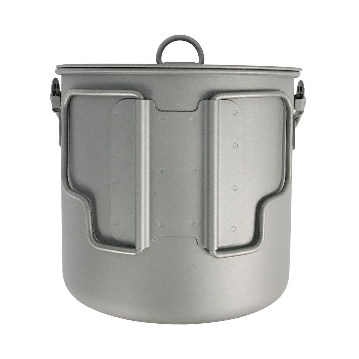 Olla BUSH POT 1100 ml de titanio TA1 con tapa perforada y asas