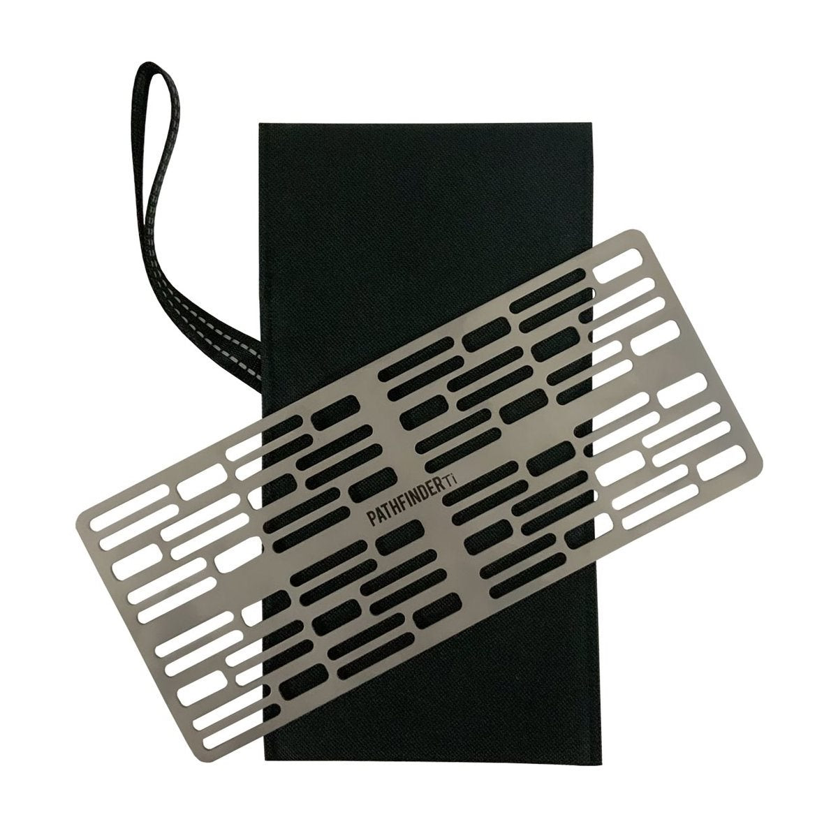 Rejilla de titanio PATHFINDER PTH203 con funda para barbacoa