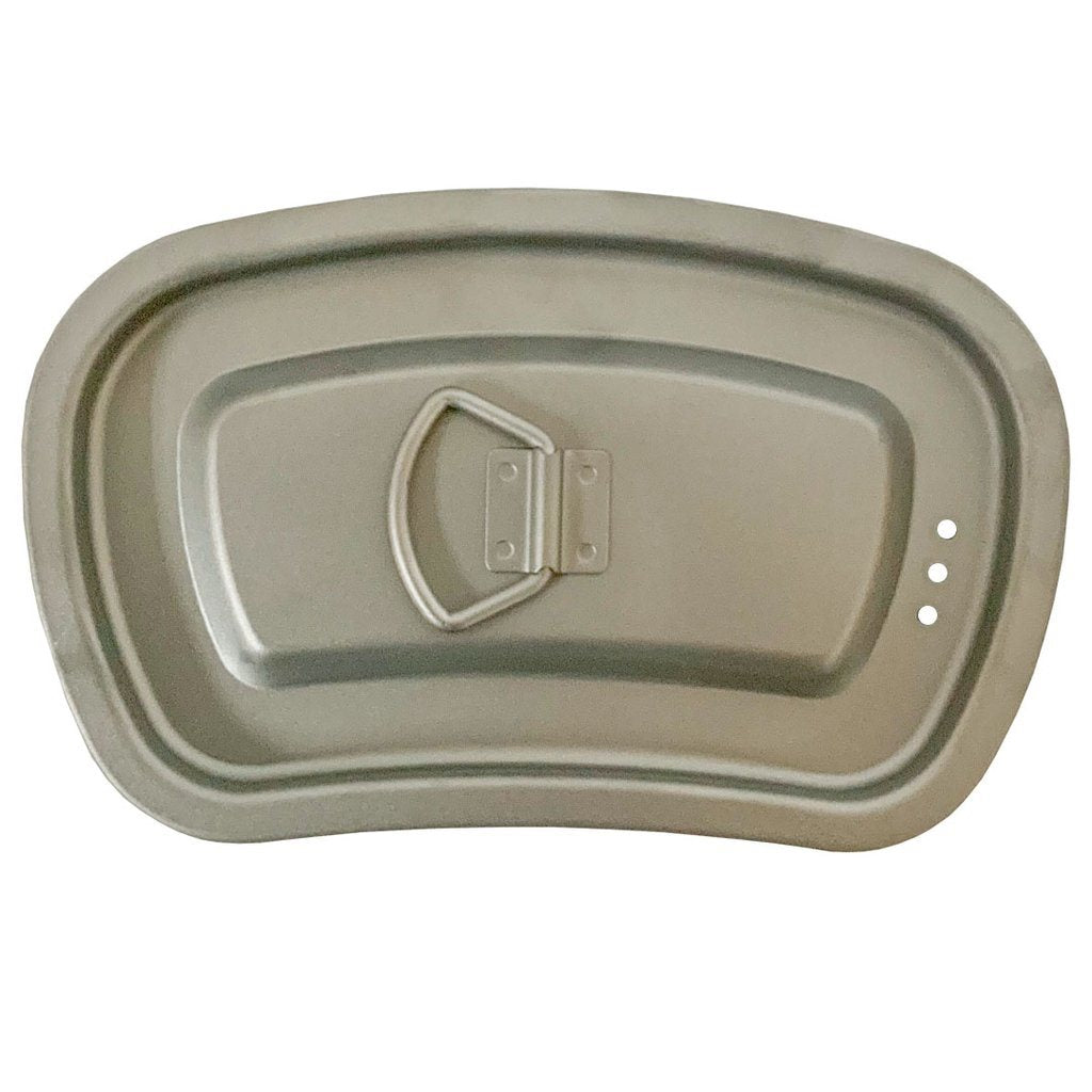 Set de cocina ultraligero PATHFINDER 1100 ml en titanio TA1 con botella, boquilla y cuenco pequeño