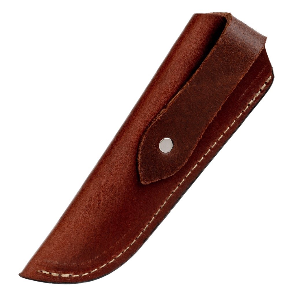 Funda de cuero SCORPION para cuchillo de hoja fija 15 cm, para cinturón hasta 5 cm
