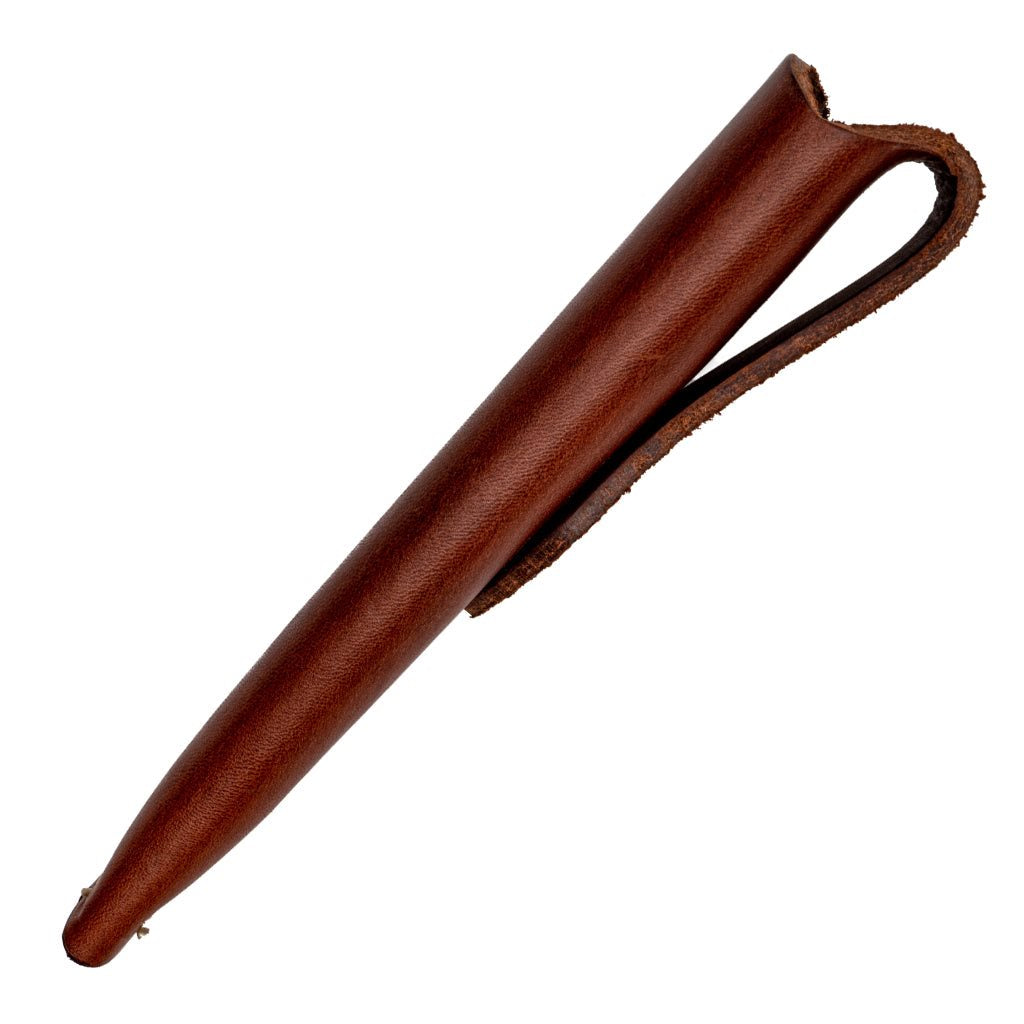 Funda de cuero SCORPION para cuchillo de hoja fija 15 cm, para cinturón hasta 5 cm