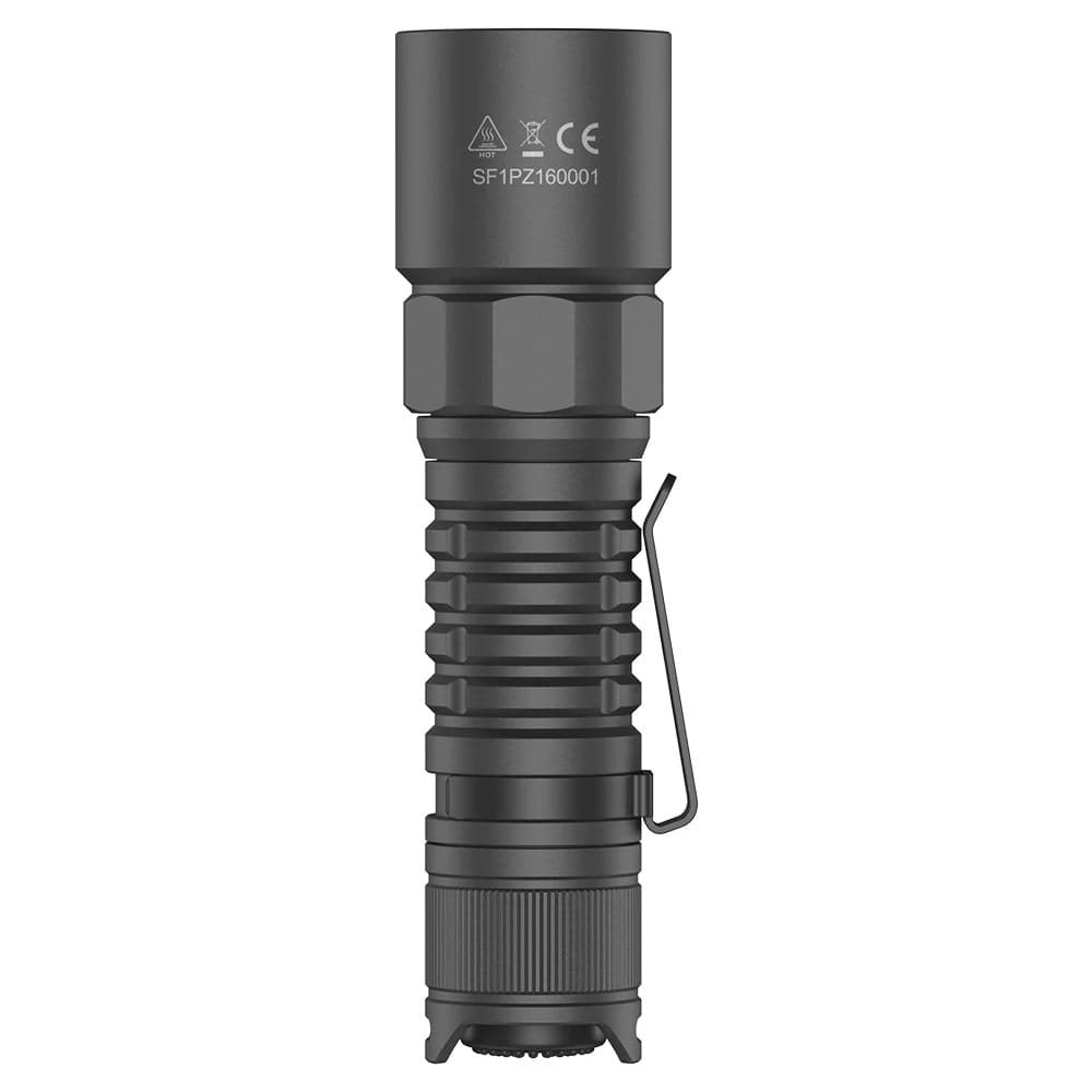 Linterna táctica PZ16 ZOOM recargable negra 2400 lúmenes alcance 726 m IP65