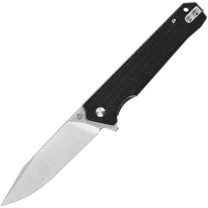 Navaja plegable MAMBA V2 negra con hoja lisa en acero D2