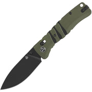 Cuchillo plegable RIPLEY GLYDE con hoja Drop point lisa en acero Sandvik 14C28N y acabado negro