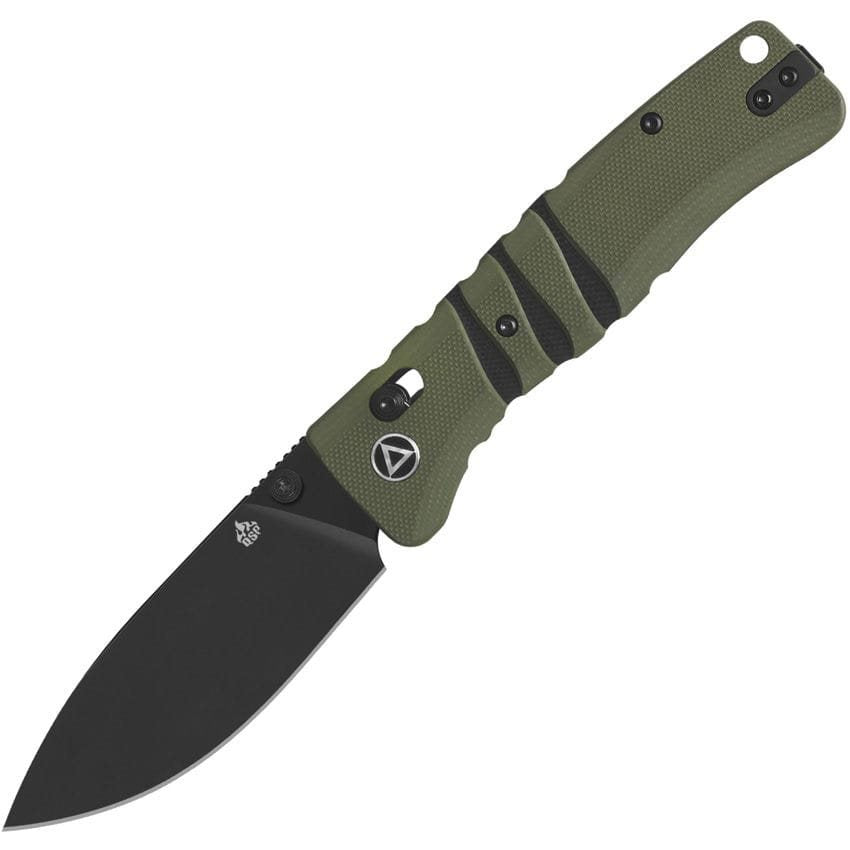 Cuchillo plegable RIPLEY GLYDE con hoja Drop point lisa en acero Sandvik 14C28N y acabado negro