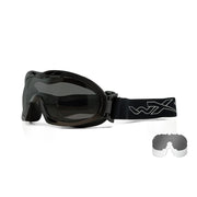 Gafas tácticas NERVE, 2 lentes, montura negra