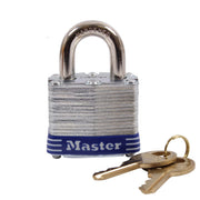 Candado MASTER Cylinder Tumbler 4-Pin con cuerpo de acero y arco endurecido