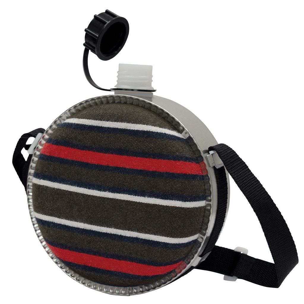 Cantimplora tipo desierto WESTERN FILC 2 Qt con funda textil y correa de hombro