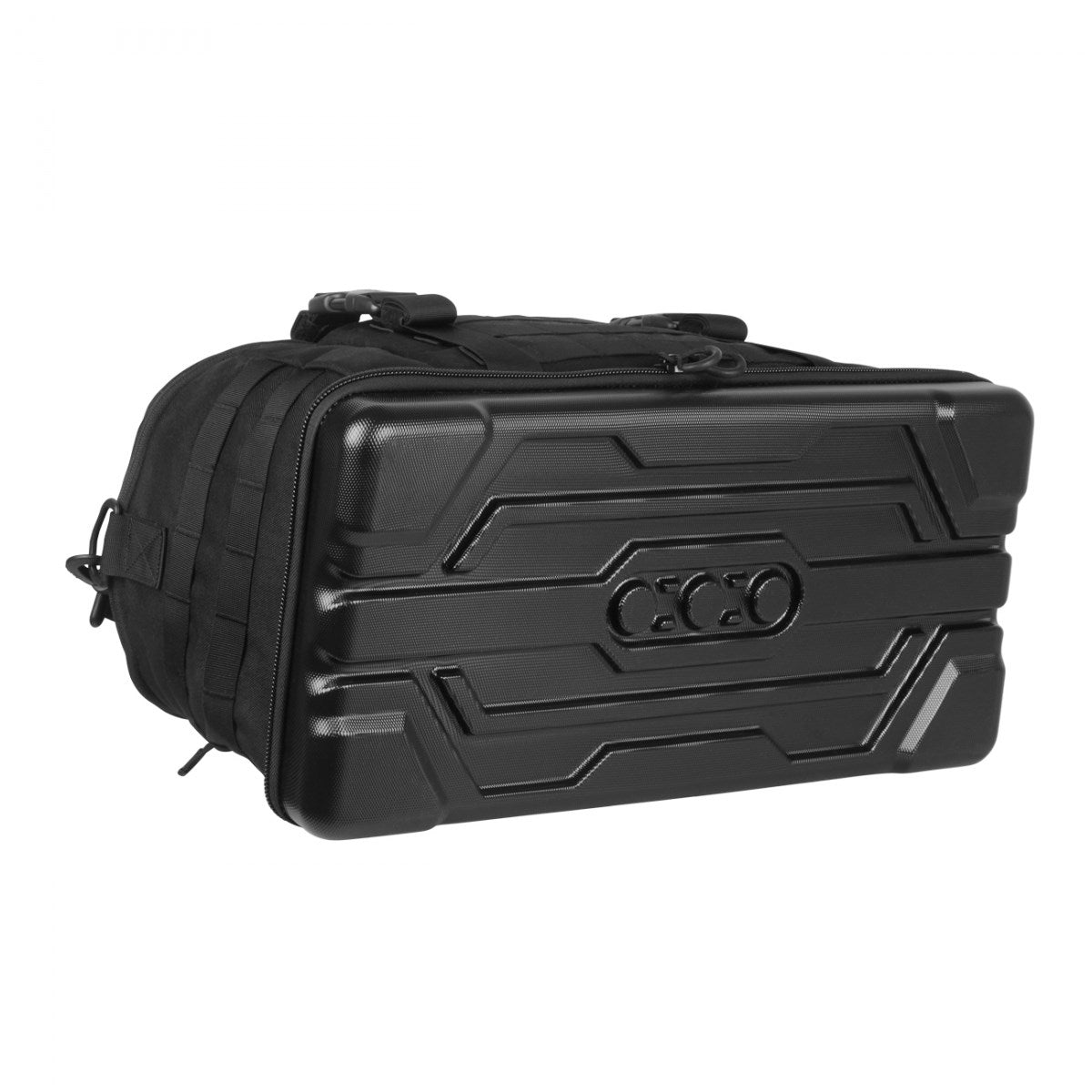 Bolsa de transporte BANG-BANG gris acolchada con fondo doble de policarbonato