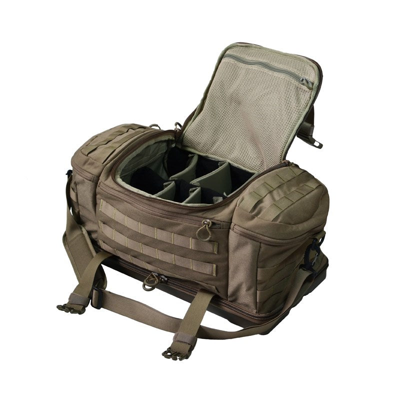 Bolsa de transporte BANG-BANG gris acolchada con fondo doble de policarbonato