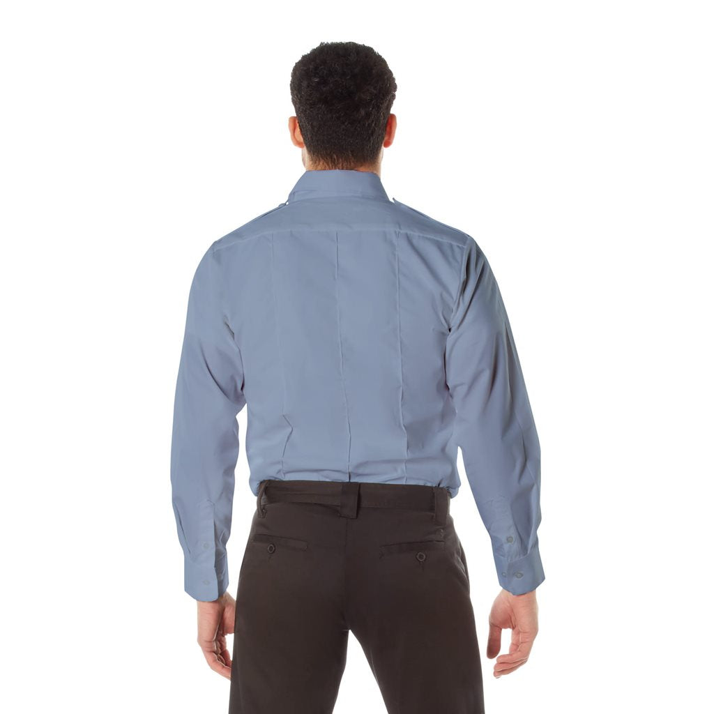 Camisa de servicio manga larga para policía y seguridad