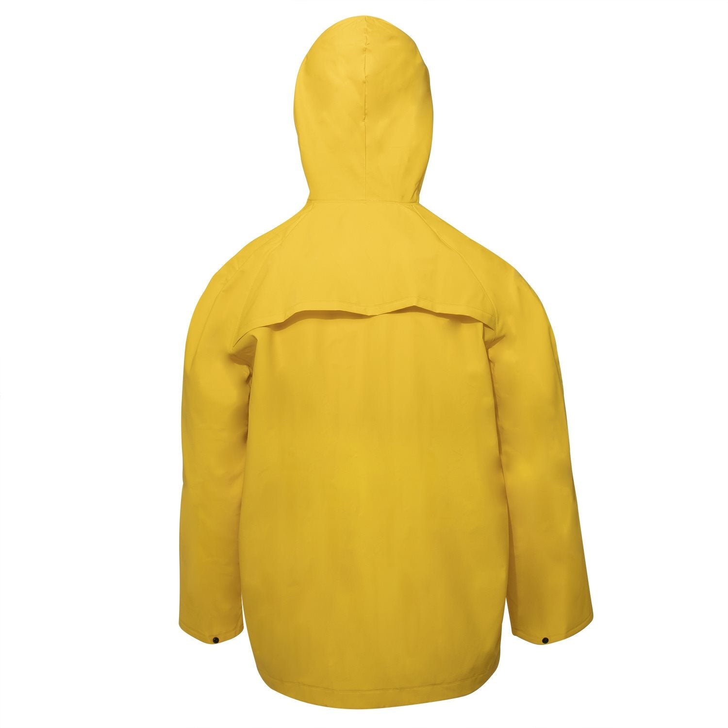 Chaqueta impermeable de PVC con capucha ajustable (imagen del producto)