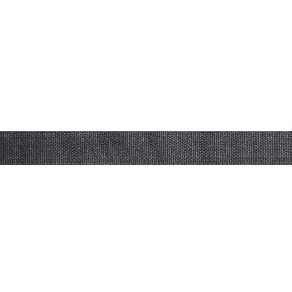 Cinta de cinturón Kurta negra 3 cm x 45 m en rollo, tejido 100% algodón