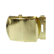 Hebilla deslizante de latón macizo para cinturón 32 mm