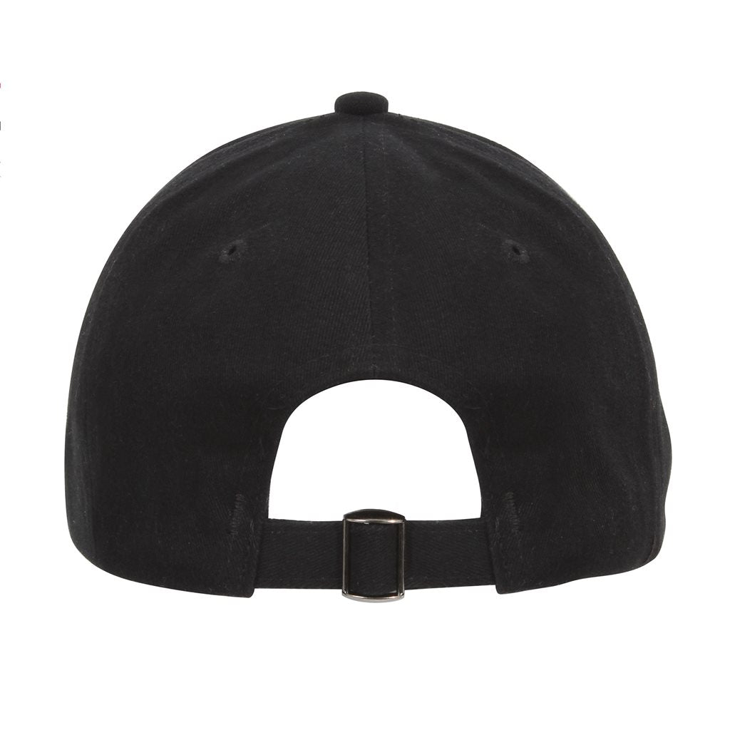 Gorra negra Vietnam Veteran con bordado y cierre ajustable