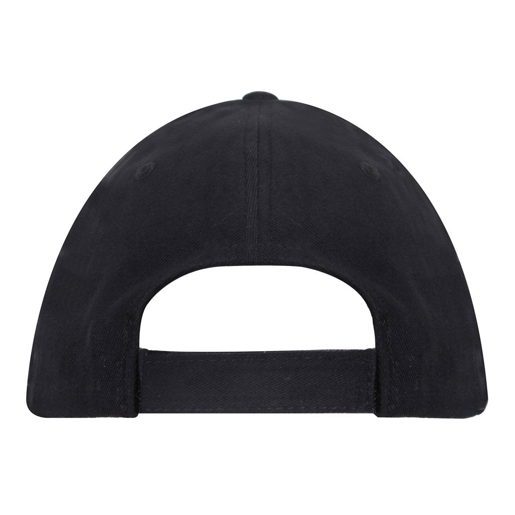 Gorra USMC negra con emblema bordado