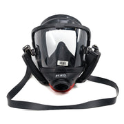 Máscara Drager FPS 7000 Kandahar S-fix en condición usada con montaje para casco