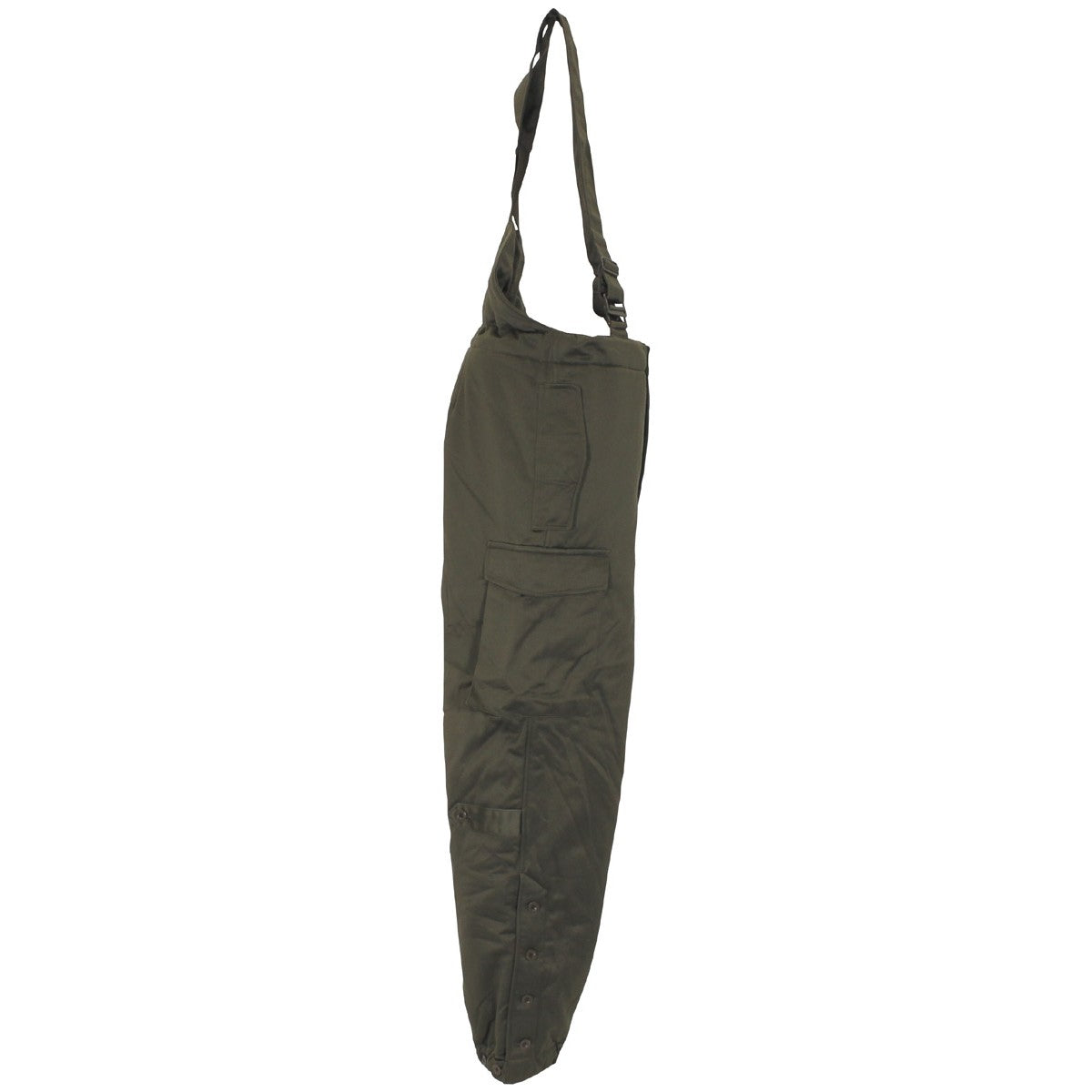 Pantalones térmicos austríacos verdes con tirantes - excedente militar