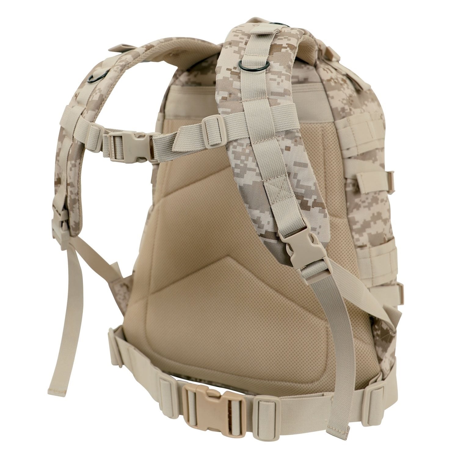 Mochila de transporte Rothco MARPAT Digital Desert, compatible con MOLLE y con forro impermeable