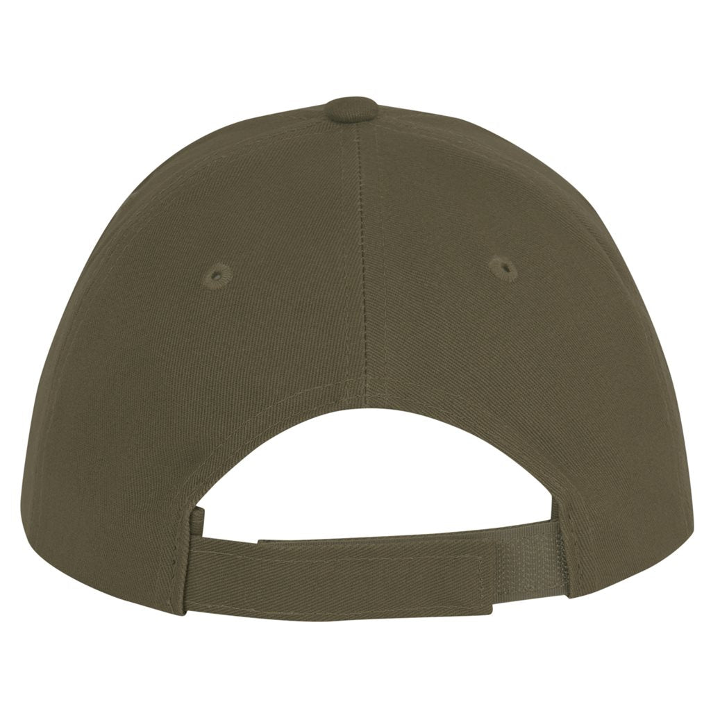 Gorra baseball de bajo perfil, cinco paneles, banda de sudor acolchada y correa ajustable con hebilla metálica