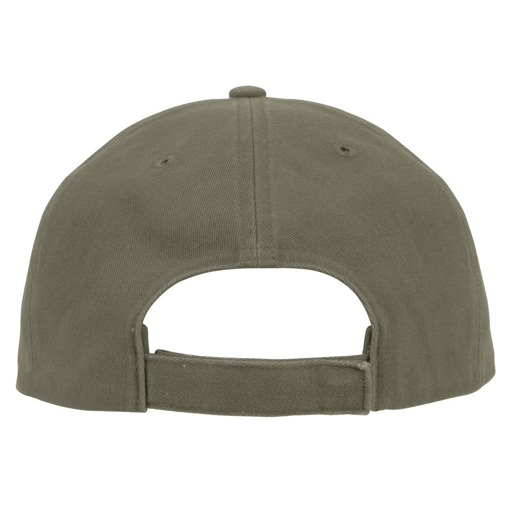 Gorra de béisbol verde con inscripción ARMY en negro y logo en el panel frontal, ajustable.