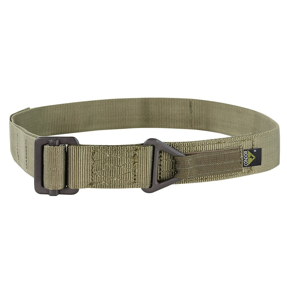 Cinturón RIGGER RB-003 color TAN para pantalón, correa de 46 mm y cierre de velcro