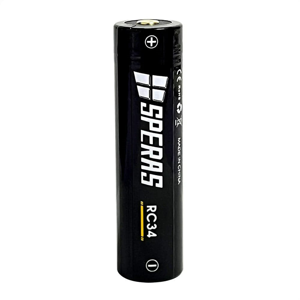 Batería recargable RC34 3400 mAh 18650 con puerto micro USB