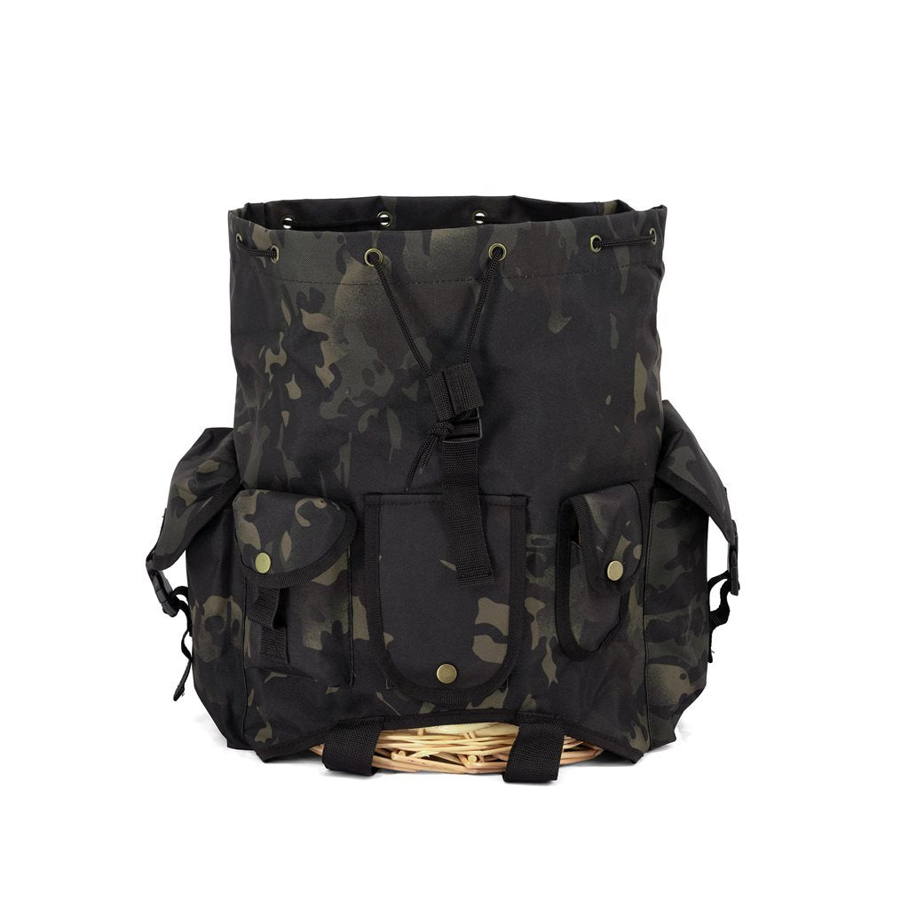 Imagen de la mochila NUSE para setas con inserto de mimbre