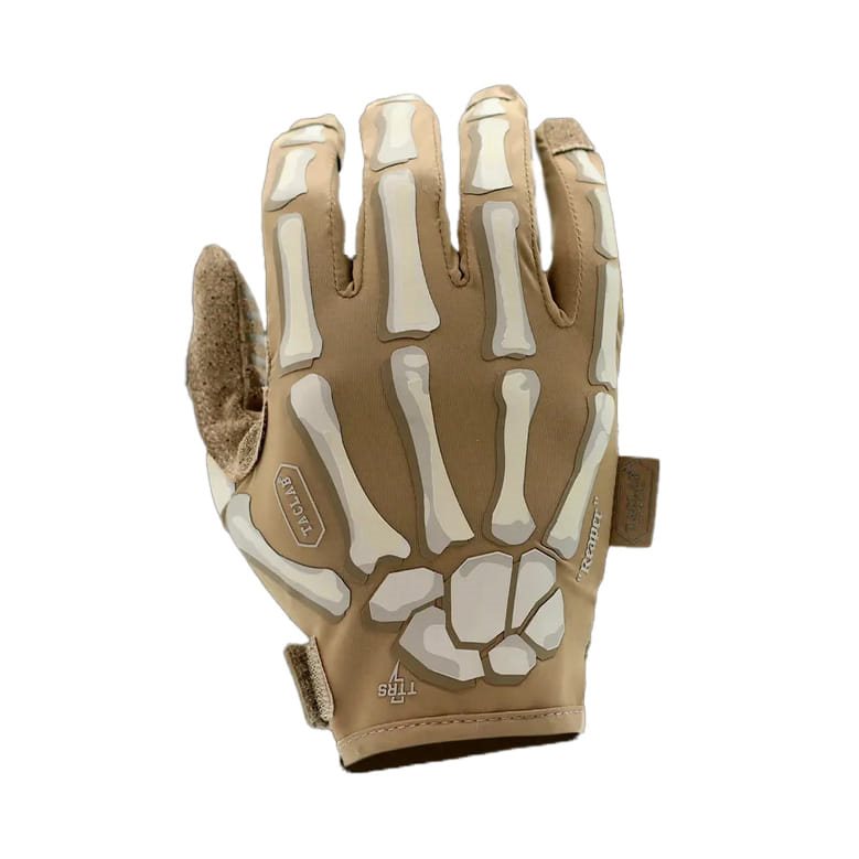 Guantes tácticos REAPER GHOST COYOTE en color coyote, guantes de tiro compatibles con pantallas táctiles