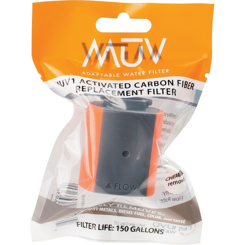 Filtro de repuesto MUV1 con fibra de carbón activo