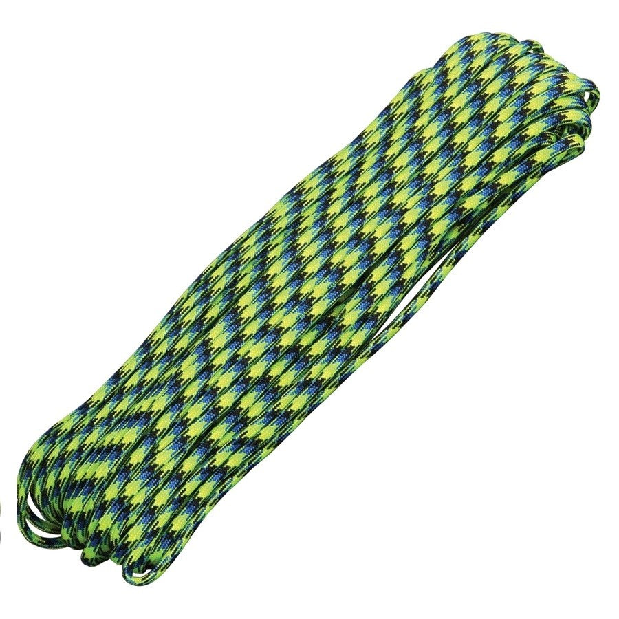 Paracord nylon 550 lb Ø 4 mm (30 m) Urban Camo, carrete del cordón