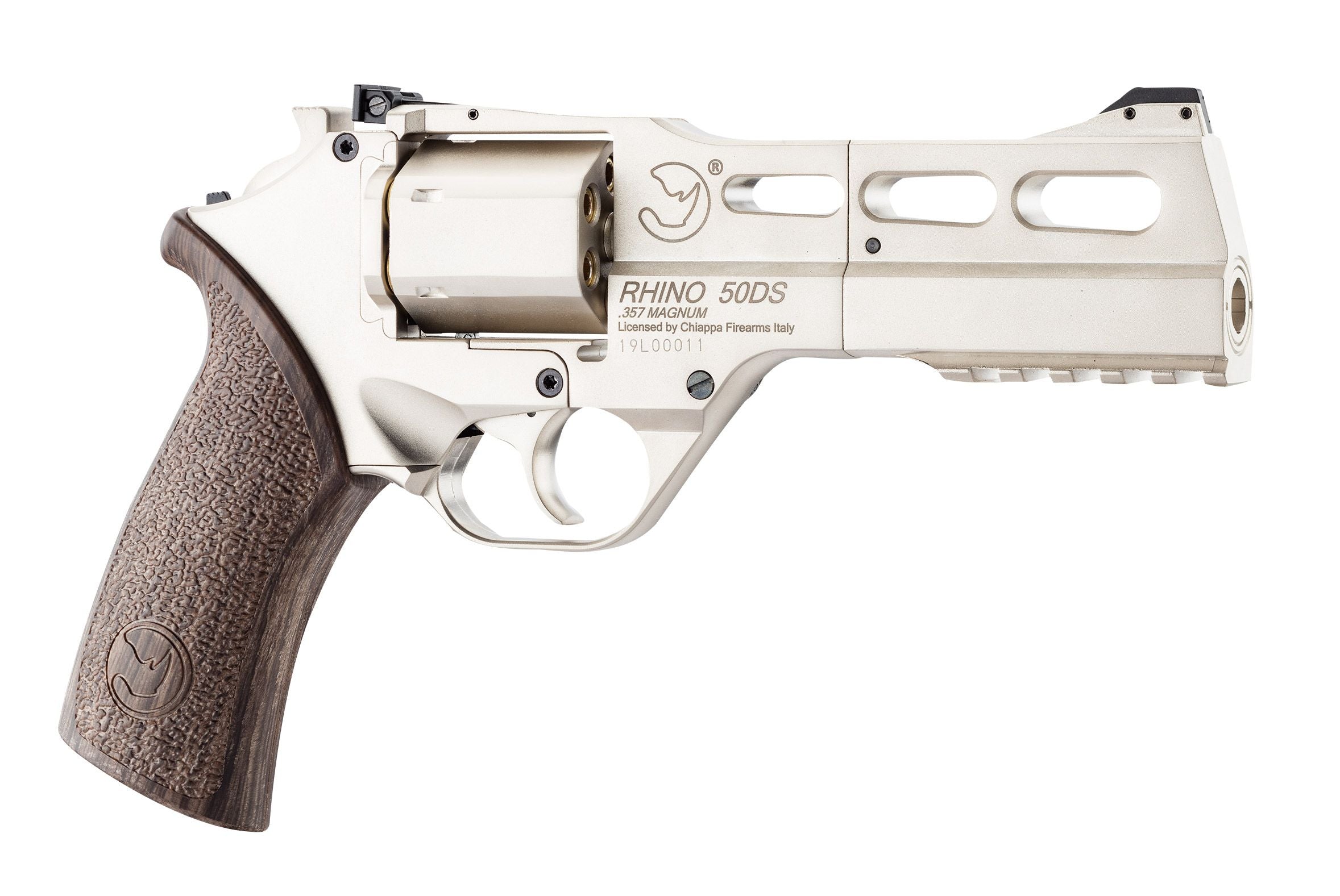 Revólver CO2 Rhino 50DS Nickel 4,5 mm