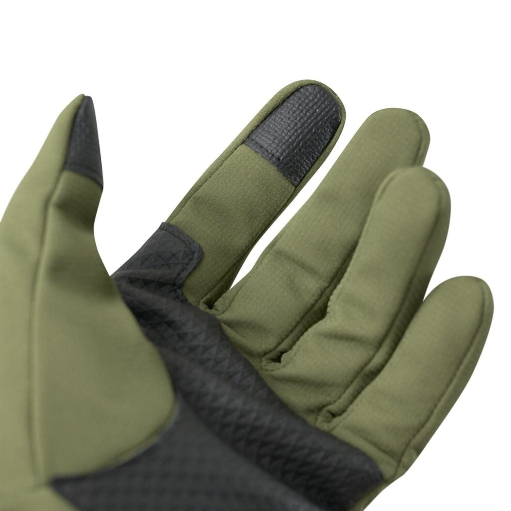 Guantes IZARD GRIP en softshell con forro interior y palma antideslizante
