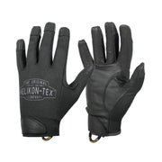 Guantes RANGEMAN negros con palma de piel de canguro y dorso elástico transpirable