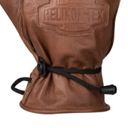 Guantes RANGER de invierno en piel marrón, combinación de poliéster y piel de vacuno