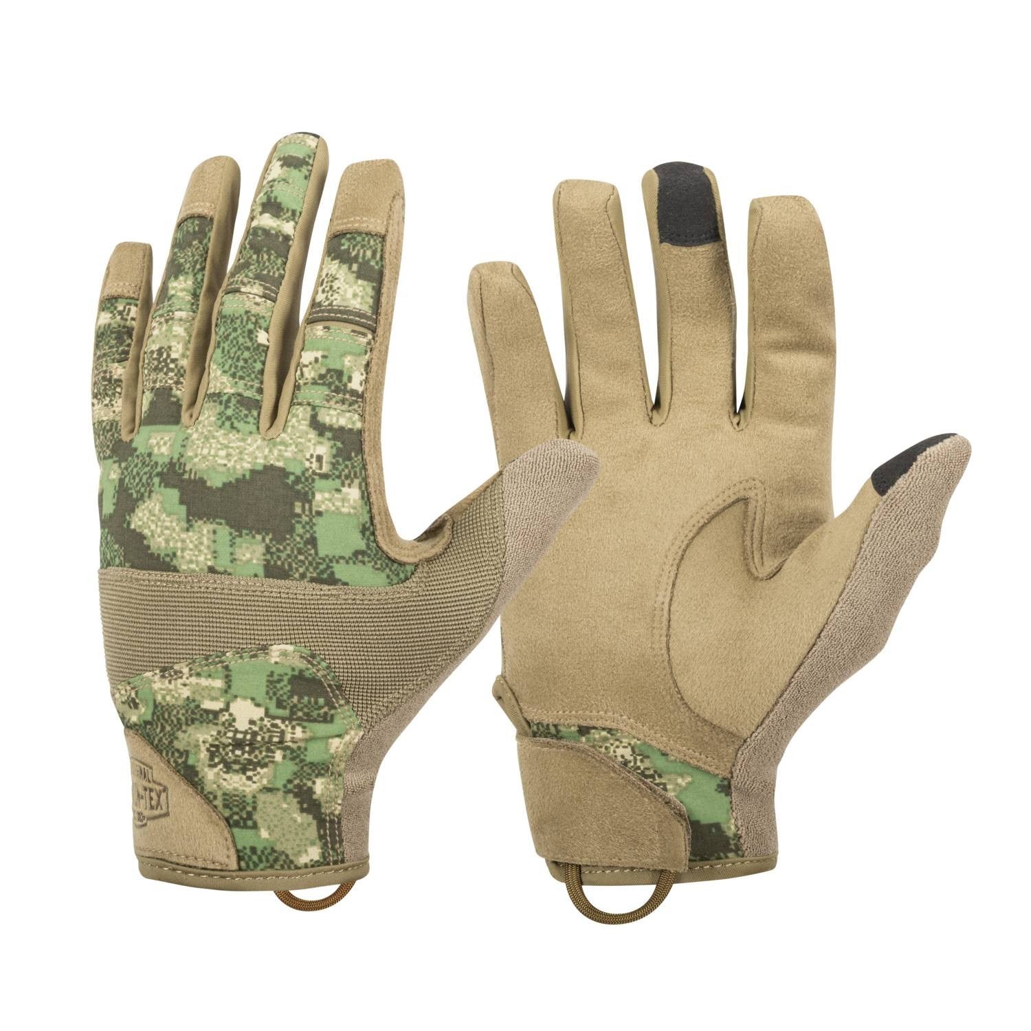 Guantes RANGE tácticos MULTICAM/COYOTE, imagen del par de guantes