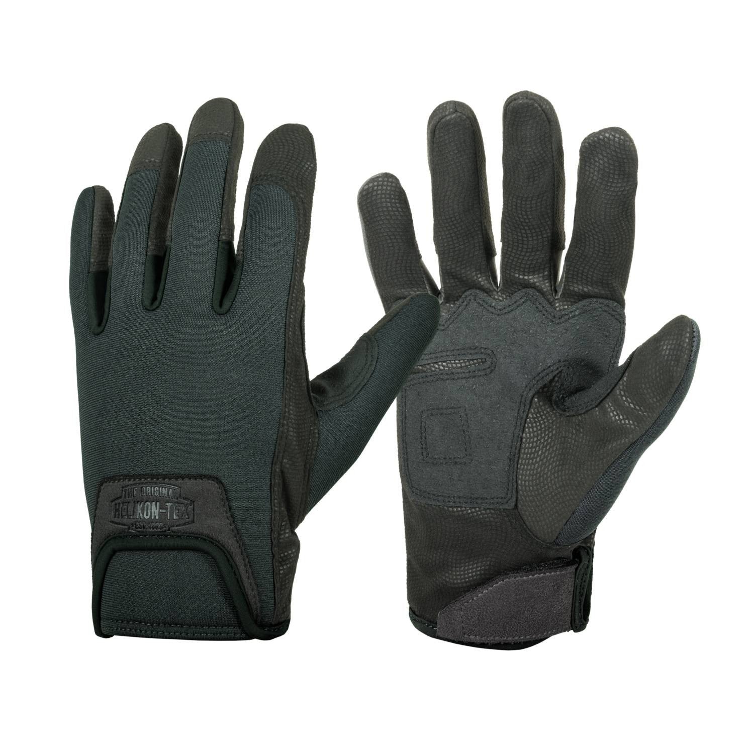 Guantes Urban Tactica Mk2 negros, neopreno exterior y palma con patrón antideslizante