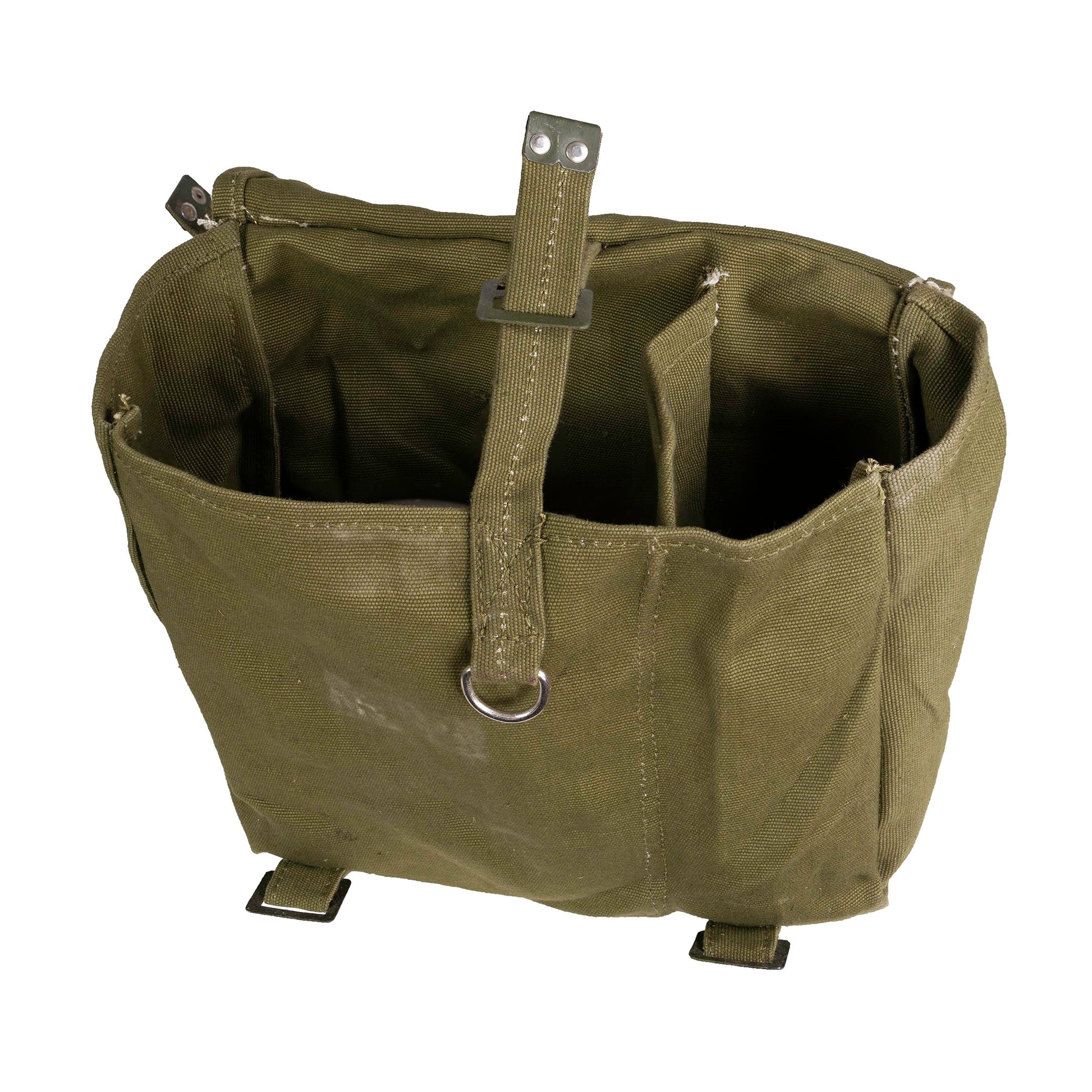 Bolsa de hombro CHLEBNÍK de lona rumana - vista frontal