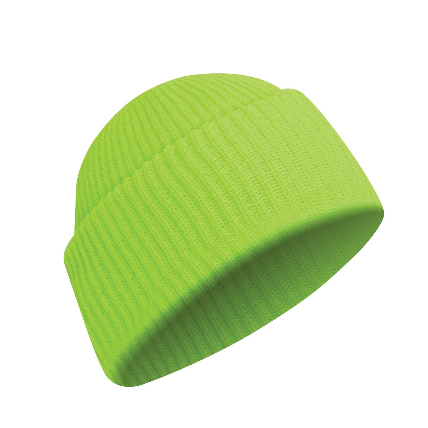 Gorro tejido acrílico verde fluorescente (5440)