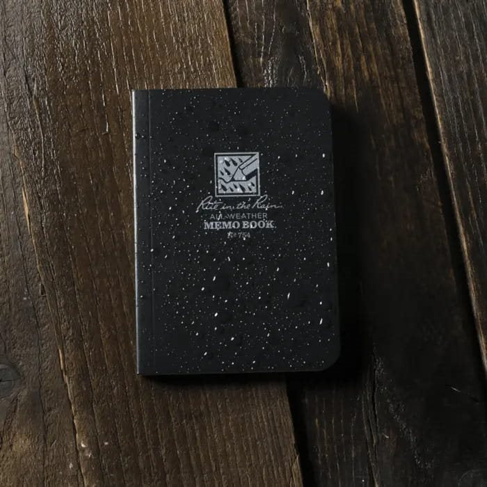 Bloc impermeable RITE IN THE RAIN Memo Book amarillo 125 x 90 mm, 56 hojas
