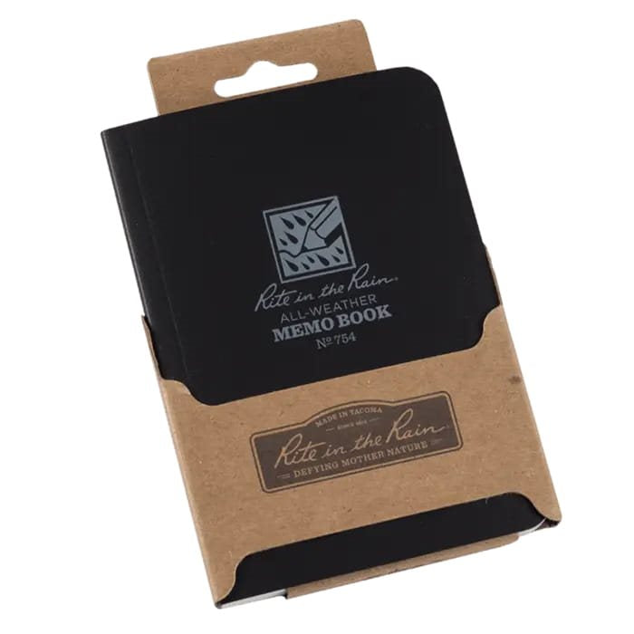 Bloc impermeable RITE IN THE RAIN Memo Book amarillo 125 x 90 mm, 56 hojas