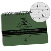 Cuaderno impermeable espiral ANNUAL QUALIFICATION 4,875x7 verde